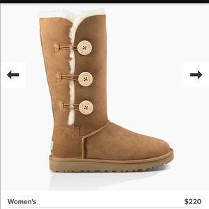 Bailey Button Tripple Ugg boots in Chestnut